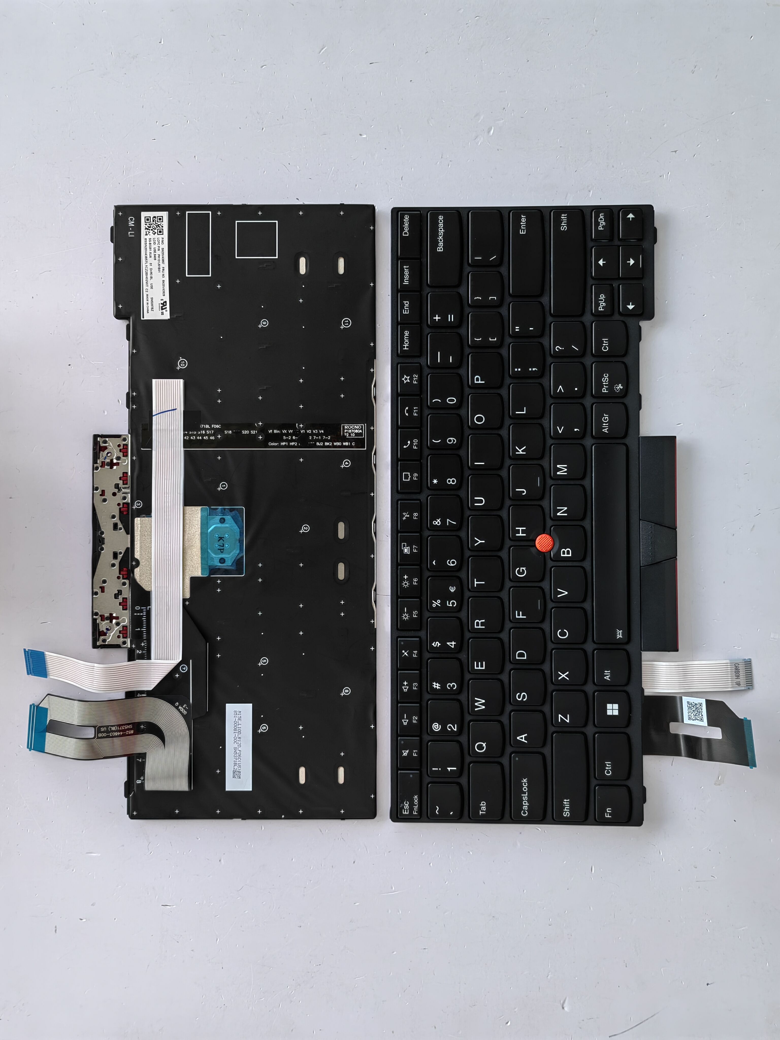 Picture of New Replacement Laptop Keyboard For IBM T14/P14S GEN1/T14 GEN1/T14 GEN2 BLACK FRAME BLACK With Point Backlit US Layout